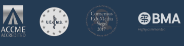 ACCME accredited, UEMS accredited, Comenius EduMedia Siegel 2017, BMA Highly recommended